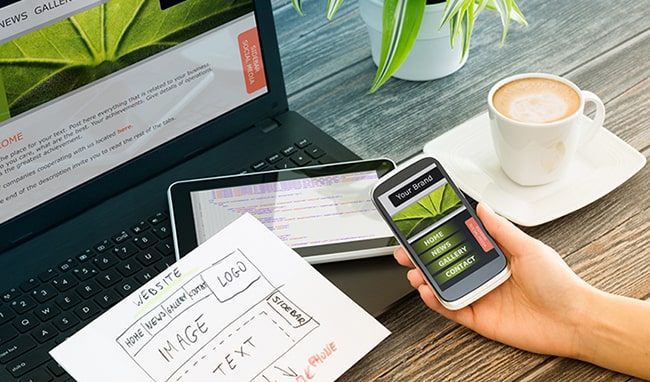 Quy trình thiết kế website phác thảo ý tưởng